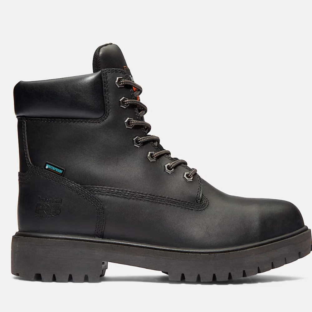 Timberland Black Leather Work Boots